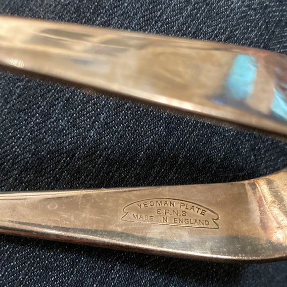 Vintage Silver Plated Ice Tongs - Picture 3 of 3